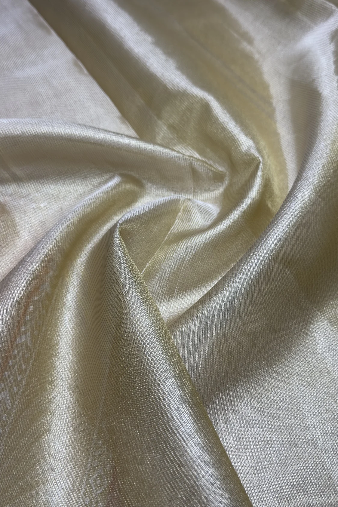 Banarasi Tissue Silk - Orange Green - Image 3