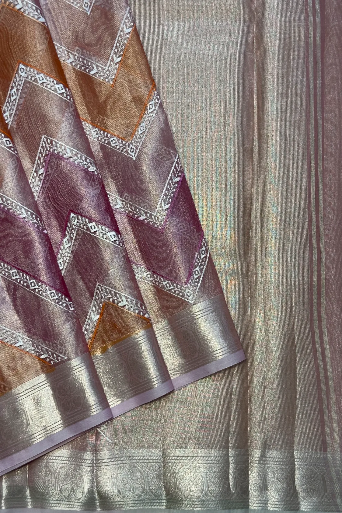 Banarasi Tissue Silk - Pink
